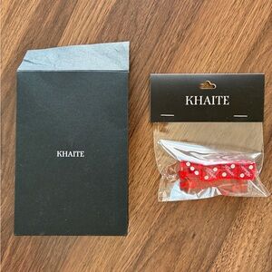 KHAITE Red Dice with White Dots